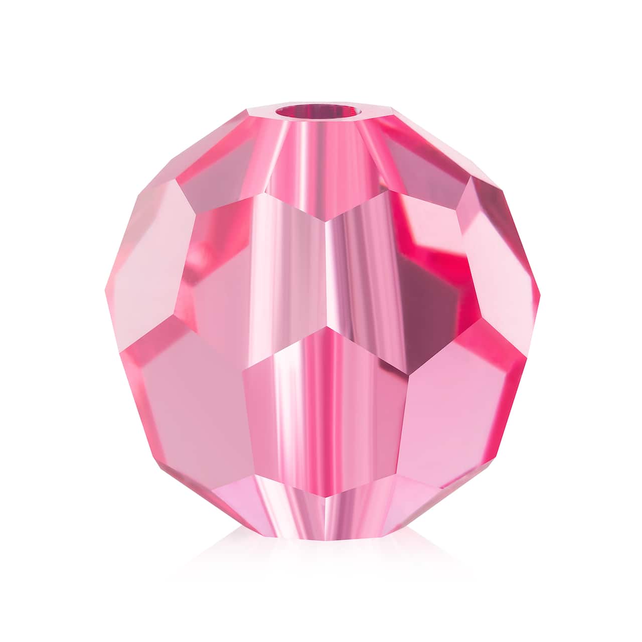 John Bead Preciosa 4mm Czech Crystal Glass Faceted Round Beads, 40ct.